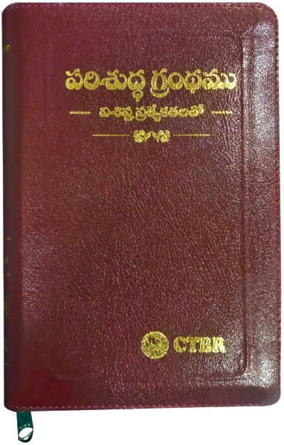 పరిశుద్ధ గ్రంధము: విశిష్ట ప్రత్యేకతలతో (Bonded Leather with Zip) Burgundy