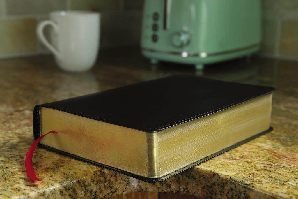 KJV, Thompson Chain-Reference Bible, Handy Size, Bonded Leather, Black, Red Letter: King James Version, Black, Bonded Leather, Handy Size, Red Letter Bonded Leather – Import, 8 June 2021