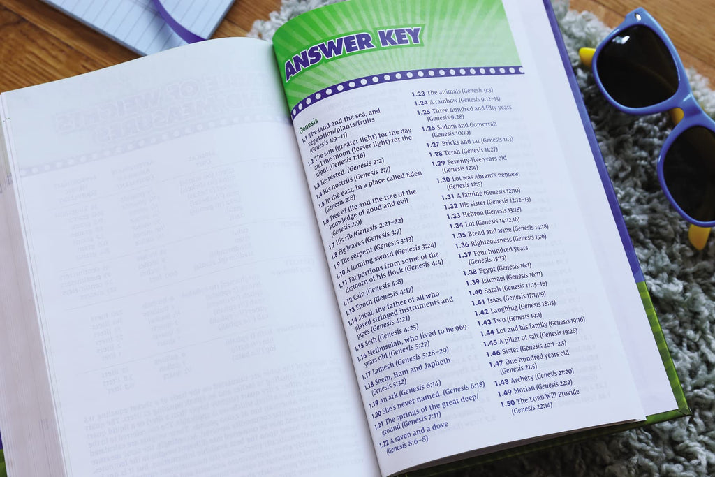 Kids' Quiz Bible: New International Version, Over 1000 Fantastic Facts and Trivia Hardcover