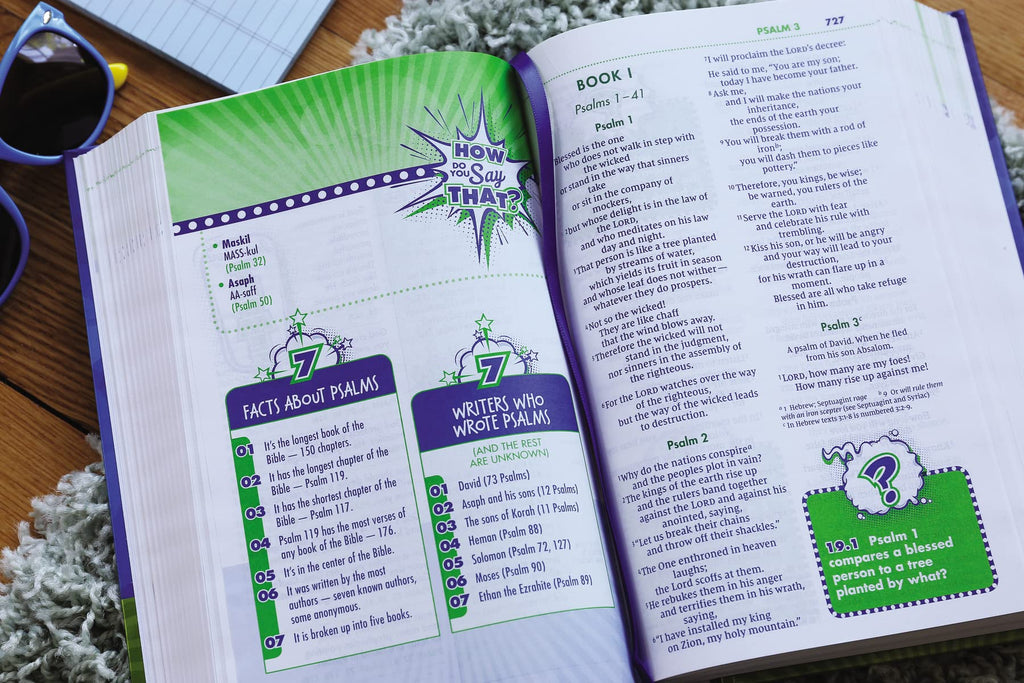 Kids' Quiz Bible: New International Version, Over 1000 Fantastic Facts and Trivia Hardcover