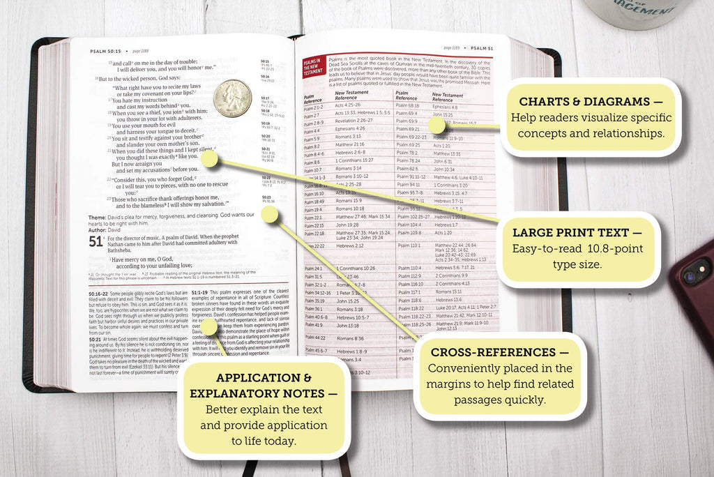 NIV Life Application Study Bible, Third Edition (Red Letter, Imitation Leather – 4 May 2021