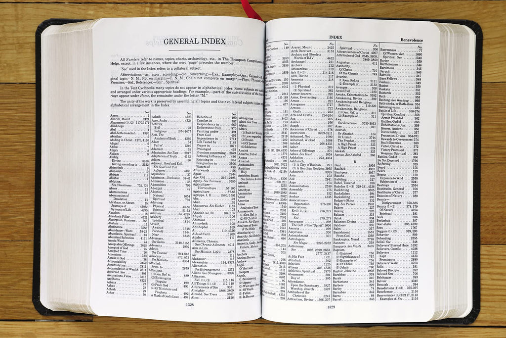 KJV, Thompson Chain-Reference Bible, Handy Size, Bonded Leather, Black, Red Letter: King James Version, Black, Bonded Leather, Handy Size, Red Letter Bonded Leather – Import, 8 June 2021