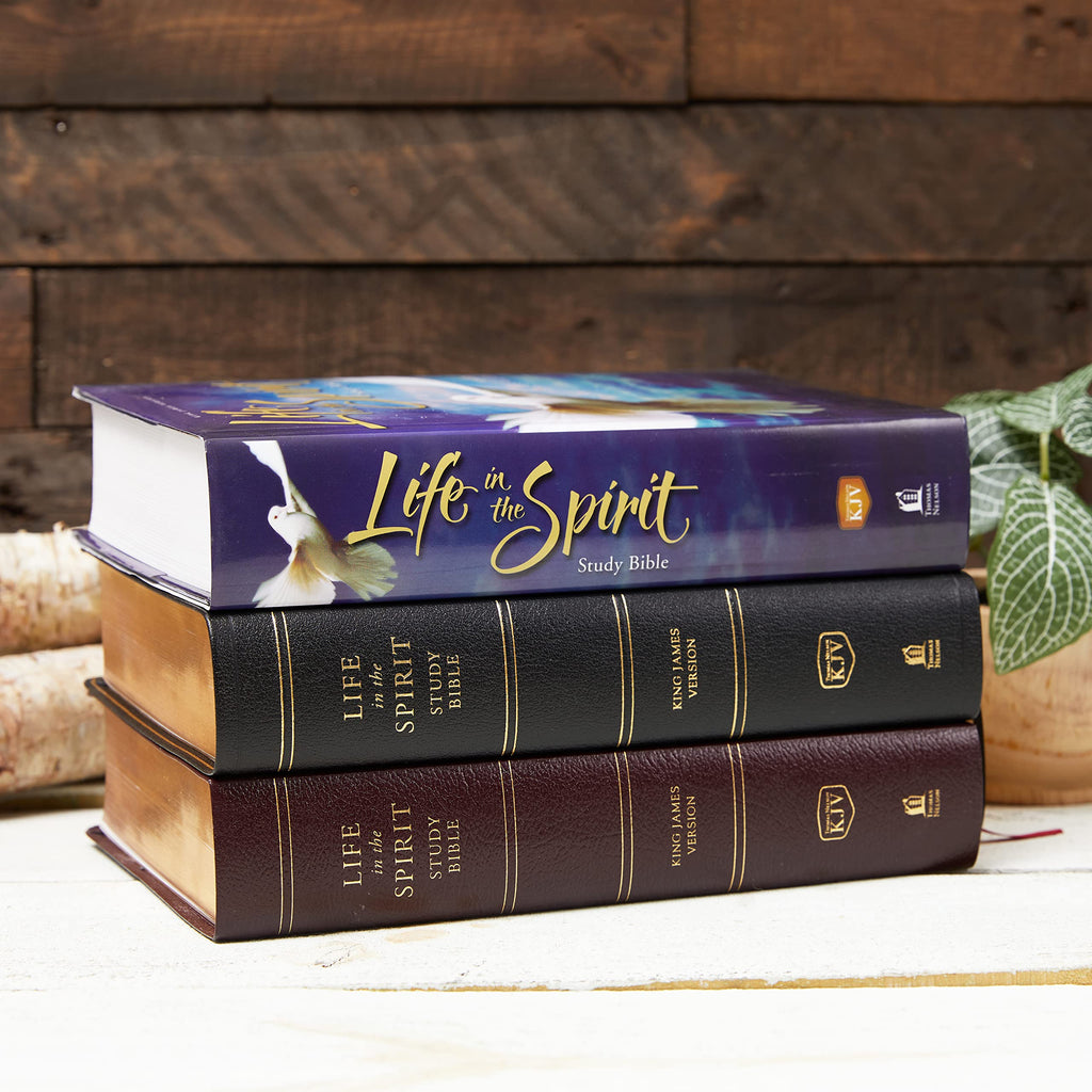 KJV, Life in the Spirit Study Bible, Hardcover, Red Letter Edition: Formerly Full Life Study Hardcover – Illustrated