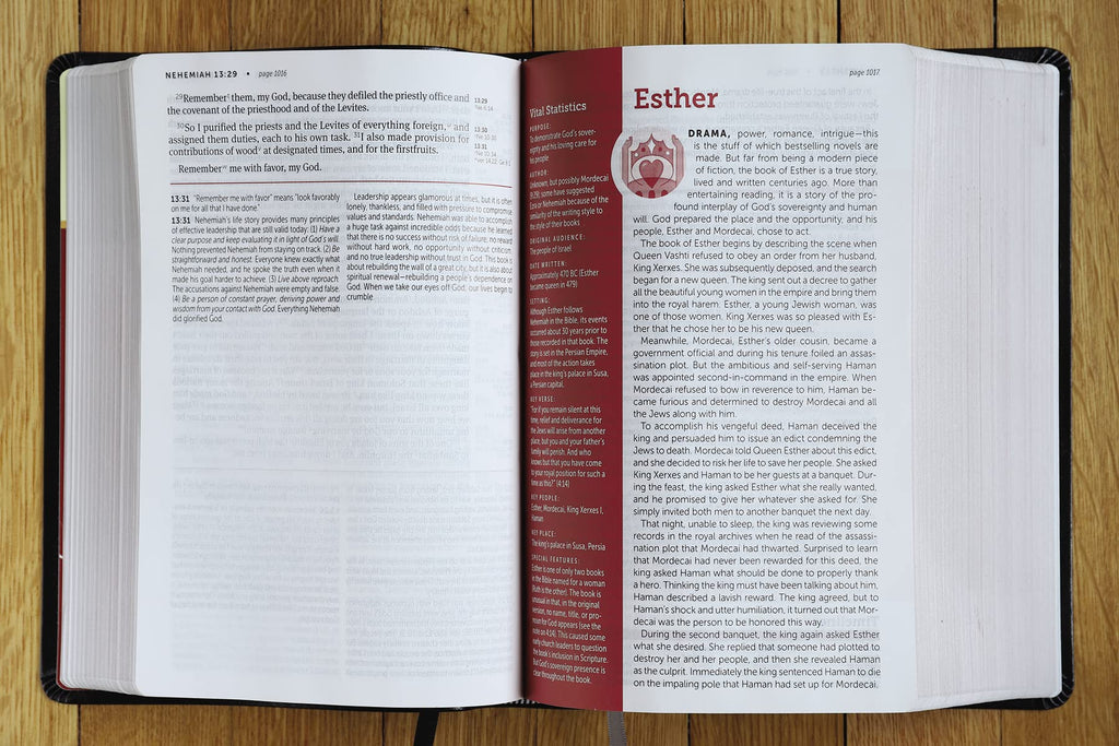NIV Life Application Study Bible, Third Edition (Red Letter, Imitation Leather – 4 May 2021