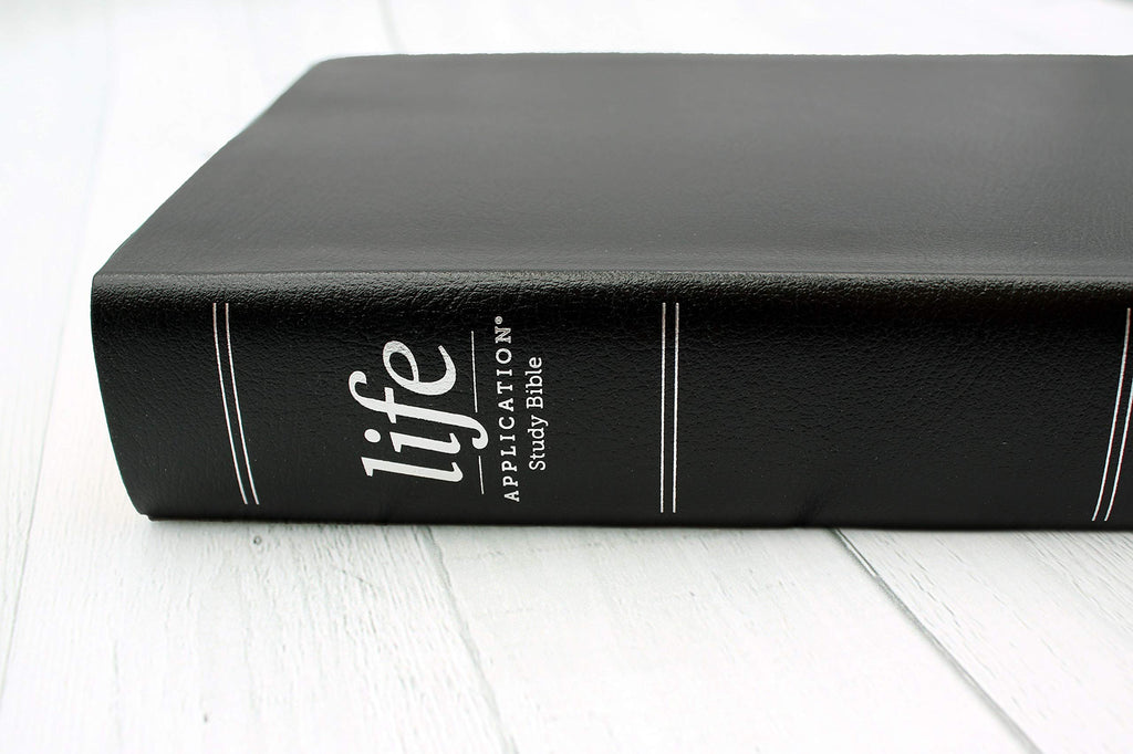 Life Application Study Bible: New International Version, Black Bonded Leather, Red Letter Bonded Leather – 1 October 2019