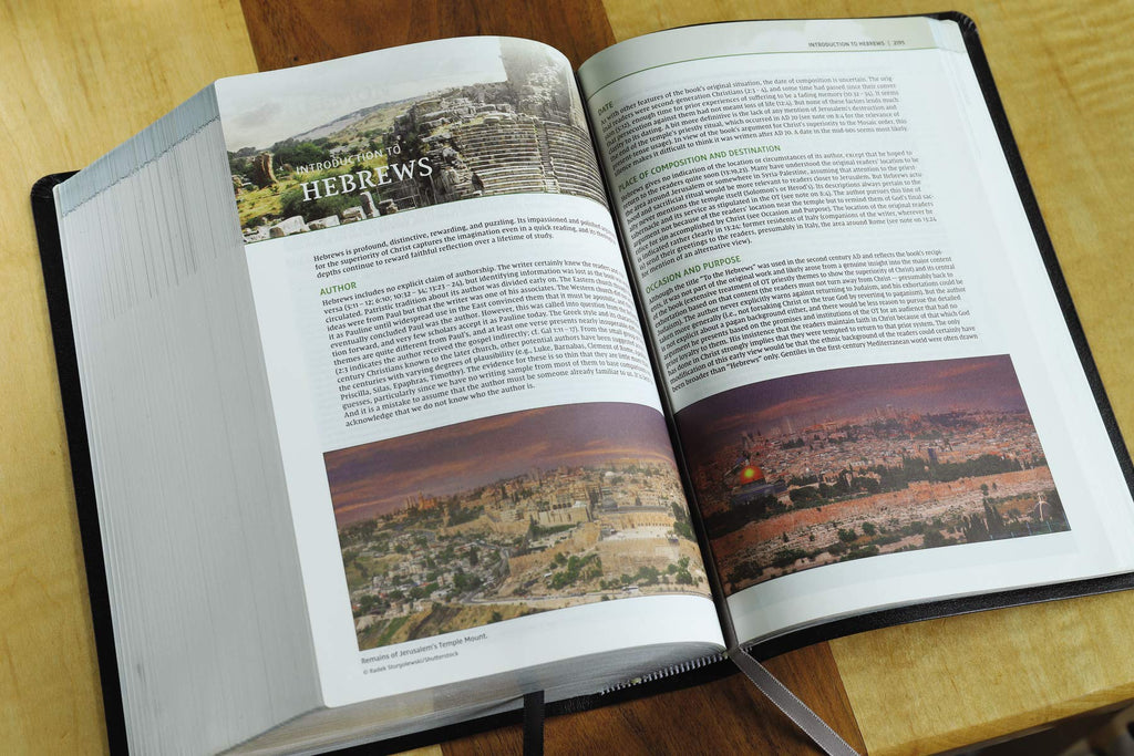 NIV Biblical Theology Study Bible: New International Version, Biblical Theology Study Bible, Black, Bonded Leather, Comfort Print; Follow God s Redemptive Plan As It Unfolds Throughout Scripture Bonded Leather
