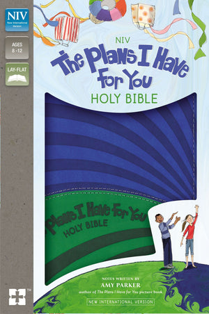Holy Bible: New International Version, Blue / Green, Italian Duo-tone, The Plans I Have for You Imitation Leather