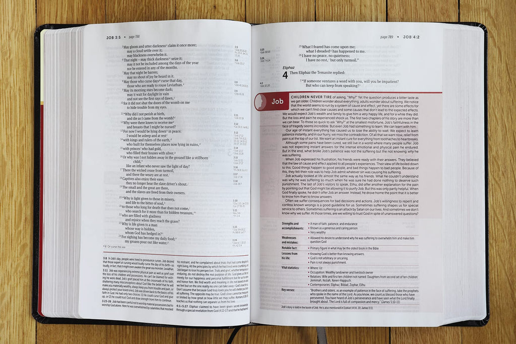 Life Application Study Bible: New International Version, Black Bonded Leather, Red Letter Bonded Leather – 1 October 2019