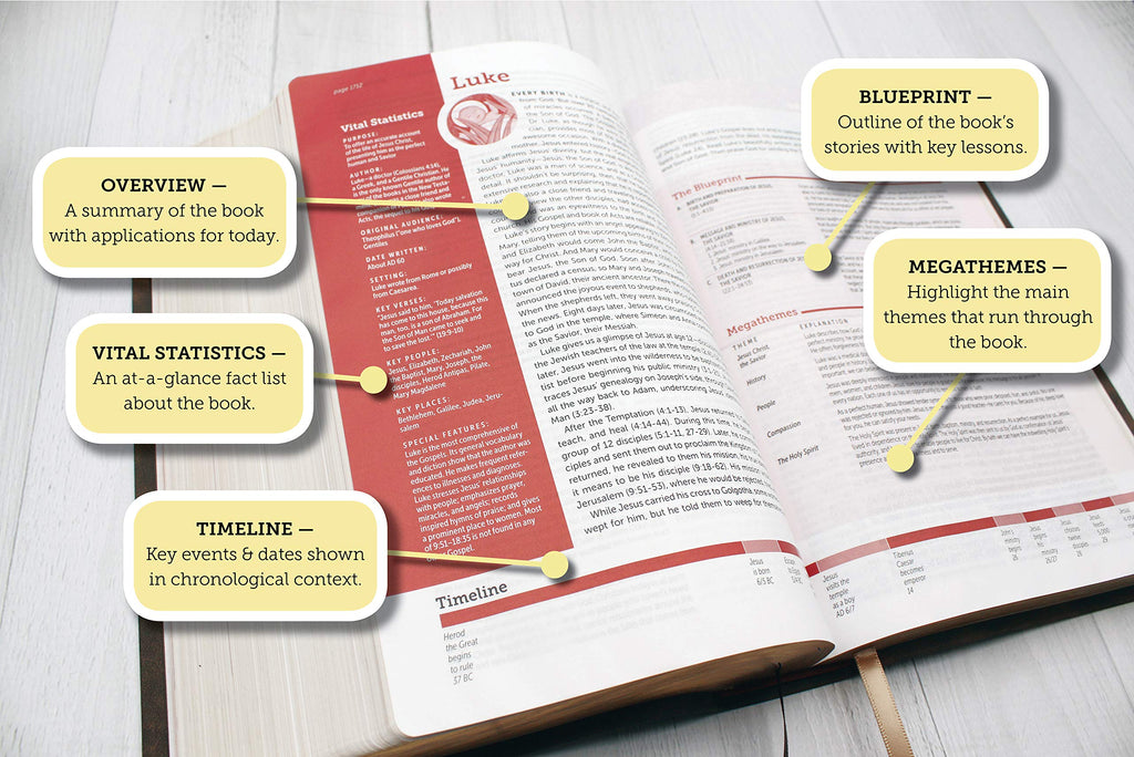 Life Application Study Bible: New International Version, Black Bonded Leather, Red Letter Bonded Leather – 1 October 2019