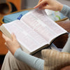 KJV Holy Bible, Giant Print Center-Column Reference Bible, Burgundy Leather-look, 53,000 Cross References, Red Letter, Comfort Print: King James Version: Holy Bible, King James Version