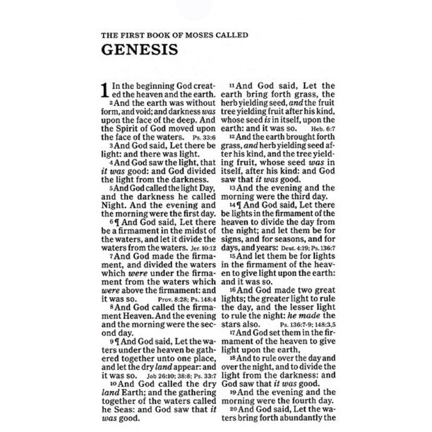 KJV Large Print Personal Reference Bible (Purple Leathertouch)