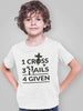 Christian Boys T-Shirts - 1cross,3nails,4given - Share Your Faith with Fun and Durable Christian Apparel Boys T-Shirts