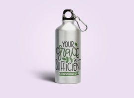 Let your faith - Sipper Bottle - Sipper Bottle - Sipper Bottle - Sipper Bottle - (Drink Up the Word of God) Christian Gift Sipper Bottles for Daily Inspiration
