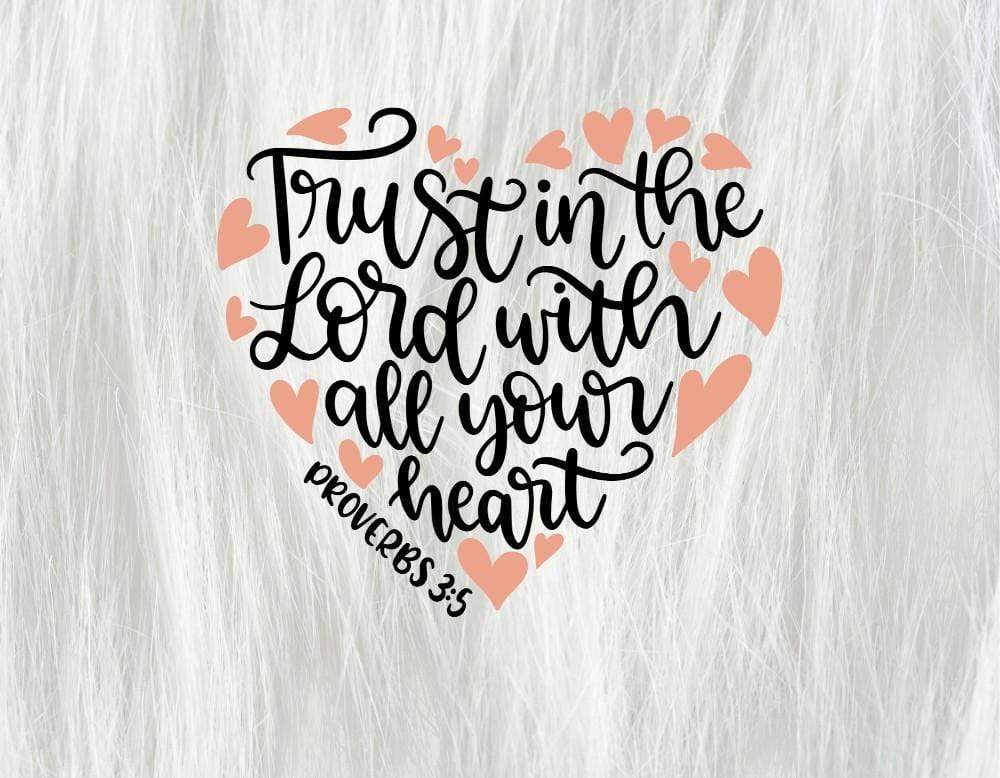 Trust in the Lord - Sipper Bottle - (Drink Up the Word of God) Christian Gift Sipper Bottles for Daily Inspiration