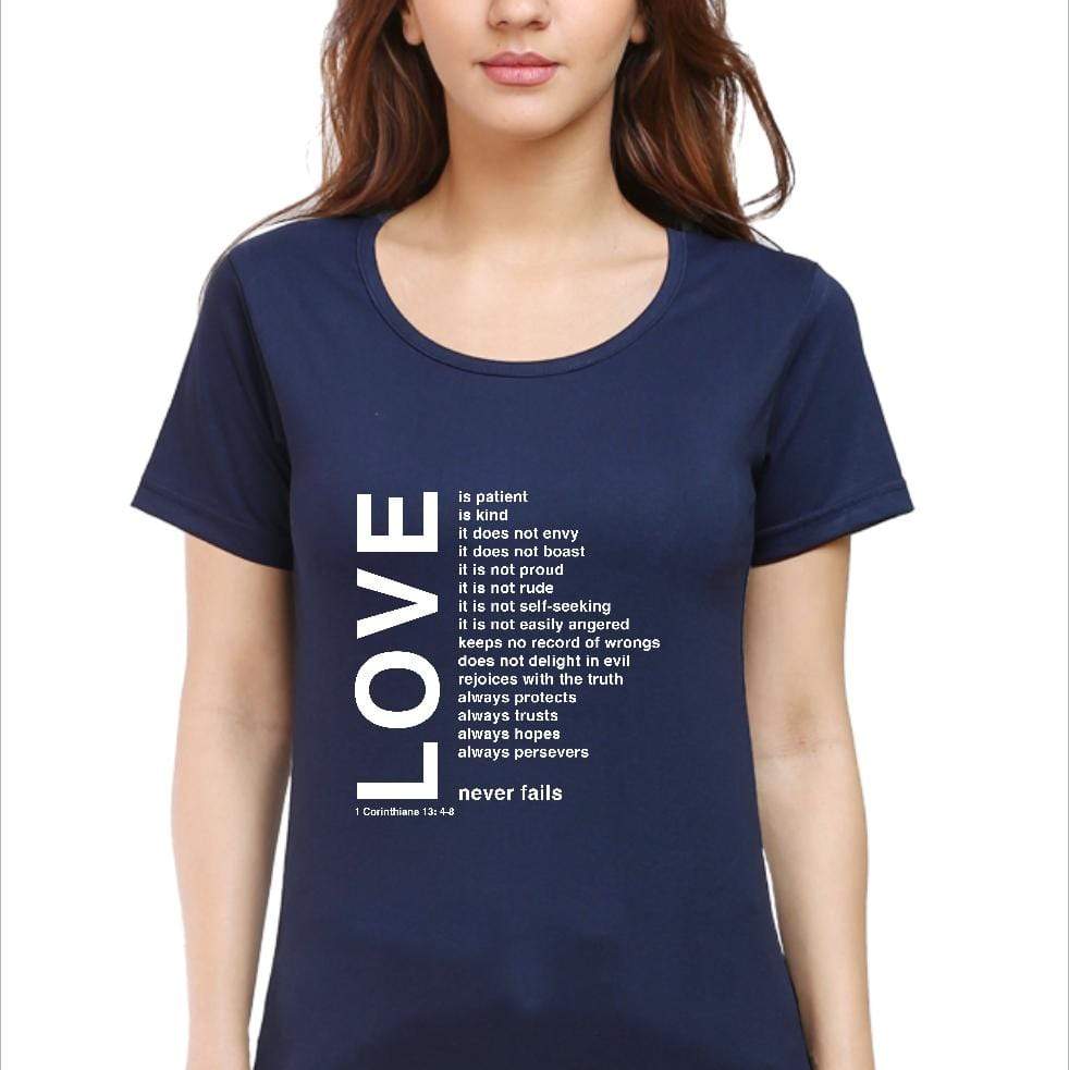 Love - Christian T-Shirt - Christian T-Shirts for Girls and Women | Faith-Inspired Clothing