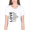 Love - Christian T-Shirt - Christian T-Shirts for Girls and Women | Faith-Inspired Clothing