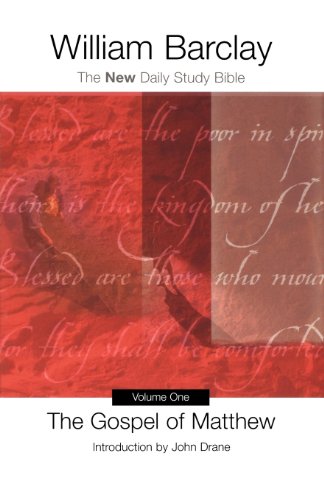 The Gospel of Matthew, Volume I