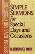 Simple Sermons for Special Days and Occasions