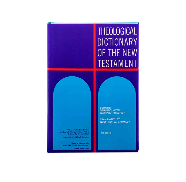 Theological Dictionary of the New Testament, 10 Volume Set
