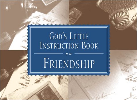 God's Little Instruction Book on Friendship (Pre-owned, Unused)