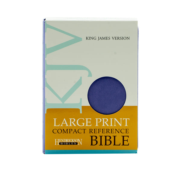 KJV LARGE PRINT COMPACT REFERENCE BIBLE