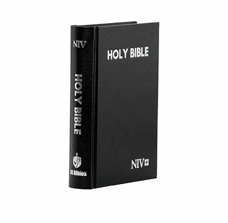 NIV HOLY BIBLE COMPACT BLACK