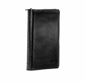 NIV HOLY BIBLE MEDIUM, BLACK, ZIP
