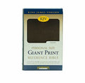 KJV PERSONAL SIZE GIANT PRINT REFERENCE BIBLE (FLEXISOFT, BLACK, RED LETTER)