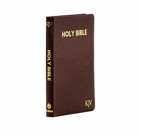 KJV HOLY BIBLE COMPACT BURGUNDY