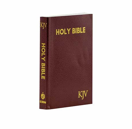 KJV HOLY BIBLE COMPACT BURGUNDY