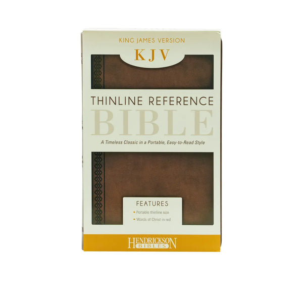 KJV THINLINE REFERENCE BIBLE (FLEXISOFT, CHESTNUT BROWN, RED LETTER)