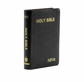 NIV HOLY BIBLE COMPACT GOLD EDGE BLACK