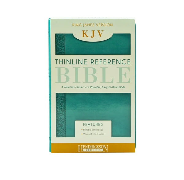 KJV THINLINE REFERENCE BIBLE (FLEXISOFT, AQUAMARINE, RED LETTER)