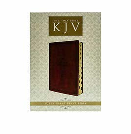 KJV HOLY BIBLE SUPER GIANT PRINT THUMB INDEX