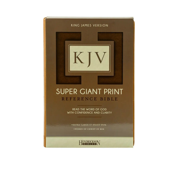 KJV SUPER GIANT PRINT REFERENCE BIBLE