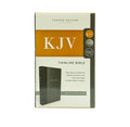 THE HOLY BIBLE: KING JAMES VERSION, BLACK/GRAY, THINLINE BIBLE, STANDARD PRINT, RED LETTER EDITION