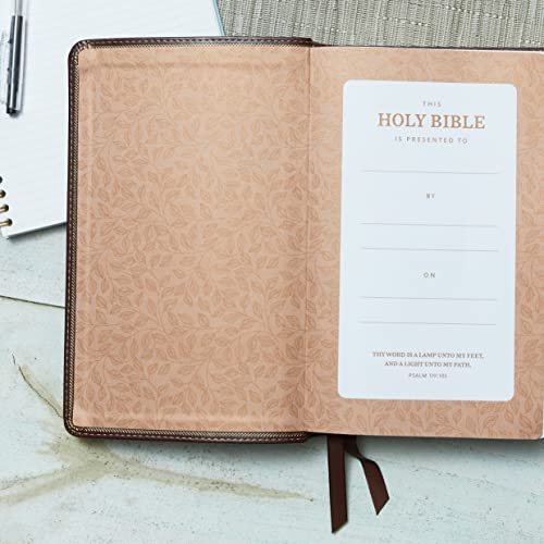 Kjv, Reference Bible, Personal Size Giant Print, Leather-Loo