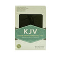 KJV REFERENCE BIBLE, PERSONAL SIZE, LARGE PRINT, CHARCOAL