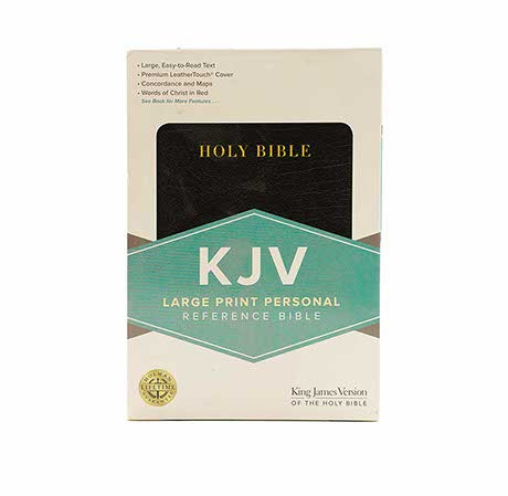 KJV LARGE PRINT PERSONAL REFERENCE BIBLE BLACK