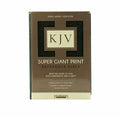 KJV SUPER GIANT PRINT REFERENCE BIBLE (IMITATION LEATHER, BLACK, INDEXED, RED LETTER)