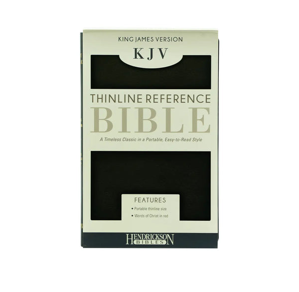 KJV THINLINE REFERENCE BIBLE (FLEXISOFT, BLACK, RED LETTER)