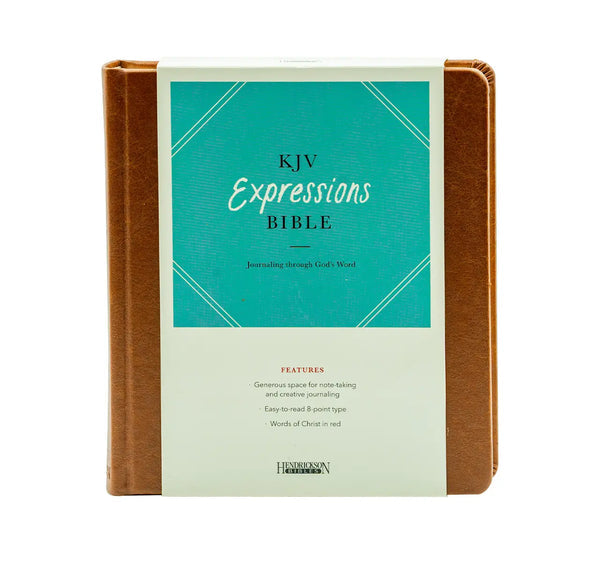 KJV EXPRESSIONS BIBLE, BROWN: JOURNALING THROUGH GOD'S WORD