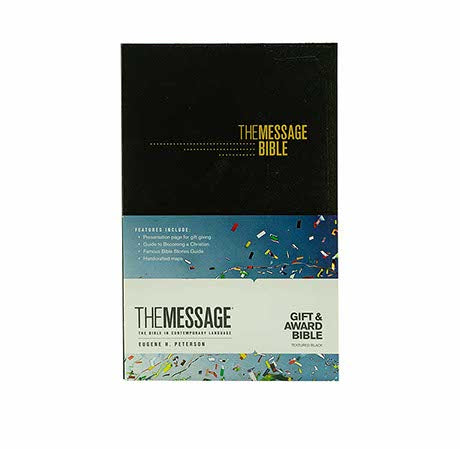 MESSAGE GIFT AND AWARD BIBLE, BLACK: THE BIBLE IN CONTEMPORARY LANGUAGE, GIFT & AWARD BIBLE, BLACK