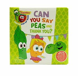 VeggieTales: Can You Say Peas and Thank You?, a Digital Pop-Up Book (padded)