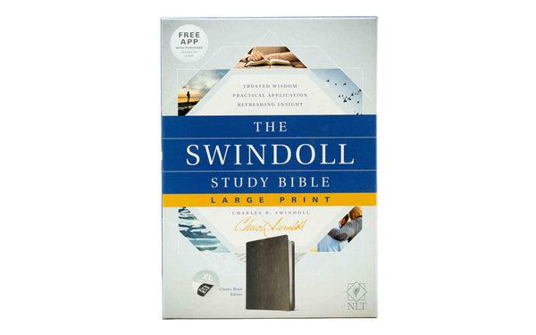 NLT THE SWINDOLL STUDY BIBLE, LARGE PRINT