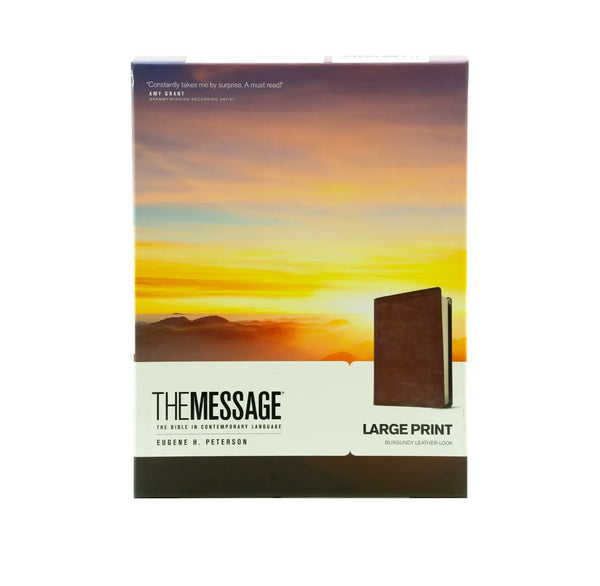 THE MESSAGE BIBLE: THE BIBLE IN CONTEMPORARY LANGUAGE
