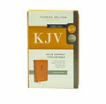 KJV HOLY BIBLE: VALUE COMPACT THINLINE, BROWN LEATHERSOFT, RED LETTER, COMFORT PRINT: KING JAMES VERSION