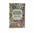 NIV INSPIRING WORDS HOLY BIBLE, HARDCOVER: 52 VERSES TO COLOR