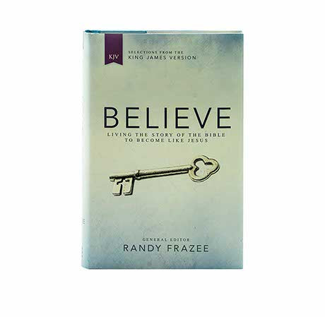 KJV, Believe, Hardcover: Living the Story of the Bible to Become Like Jesus