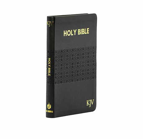 KJV HOLY BIBLE MEDIUM POLYURETHANE BLACK